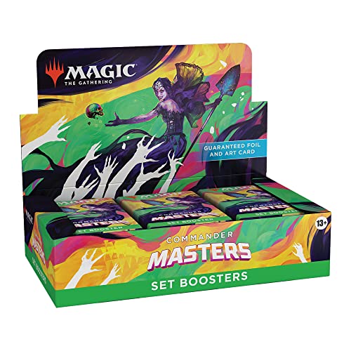 Wizards Of The Coast Magic Commander Masters Set Booster Box 24 Boosters