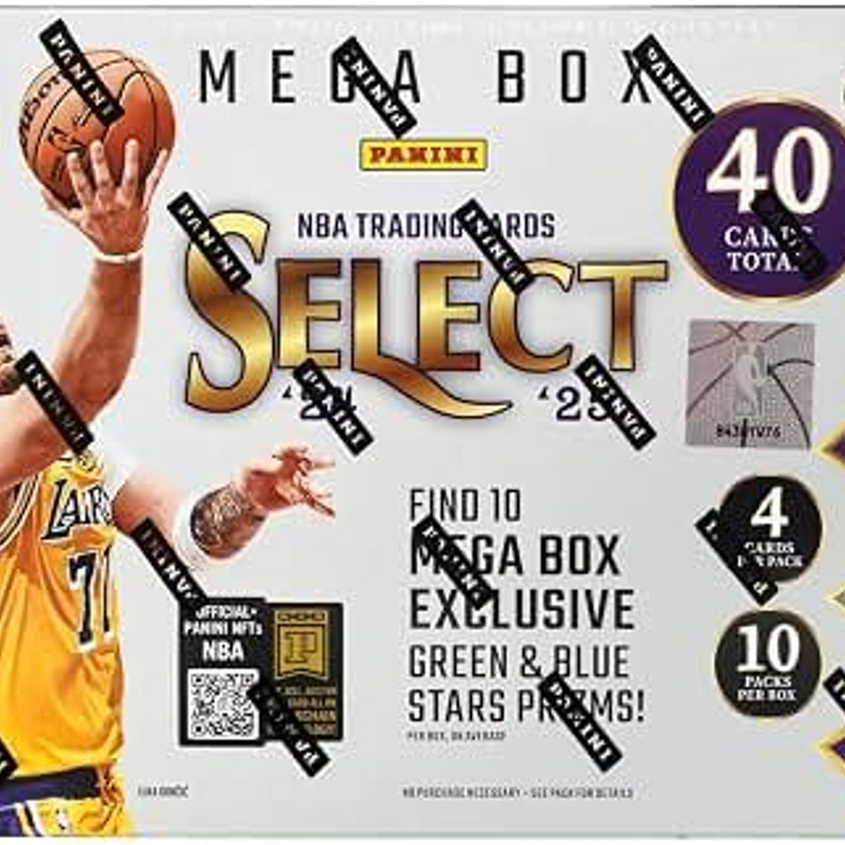 Panini Select Basketball Hobby Mega Trading Card Box Green Blue Stars Prizm