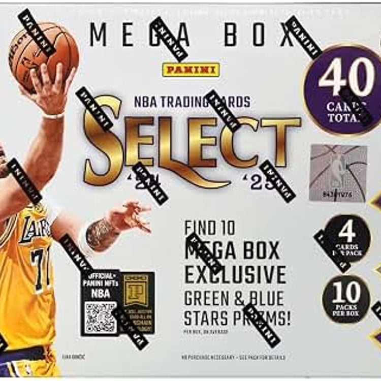 Panini Select Basketball Hobby Mega Trading Card Box Green Blue Stars Prizm