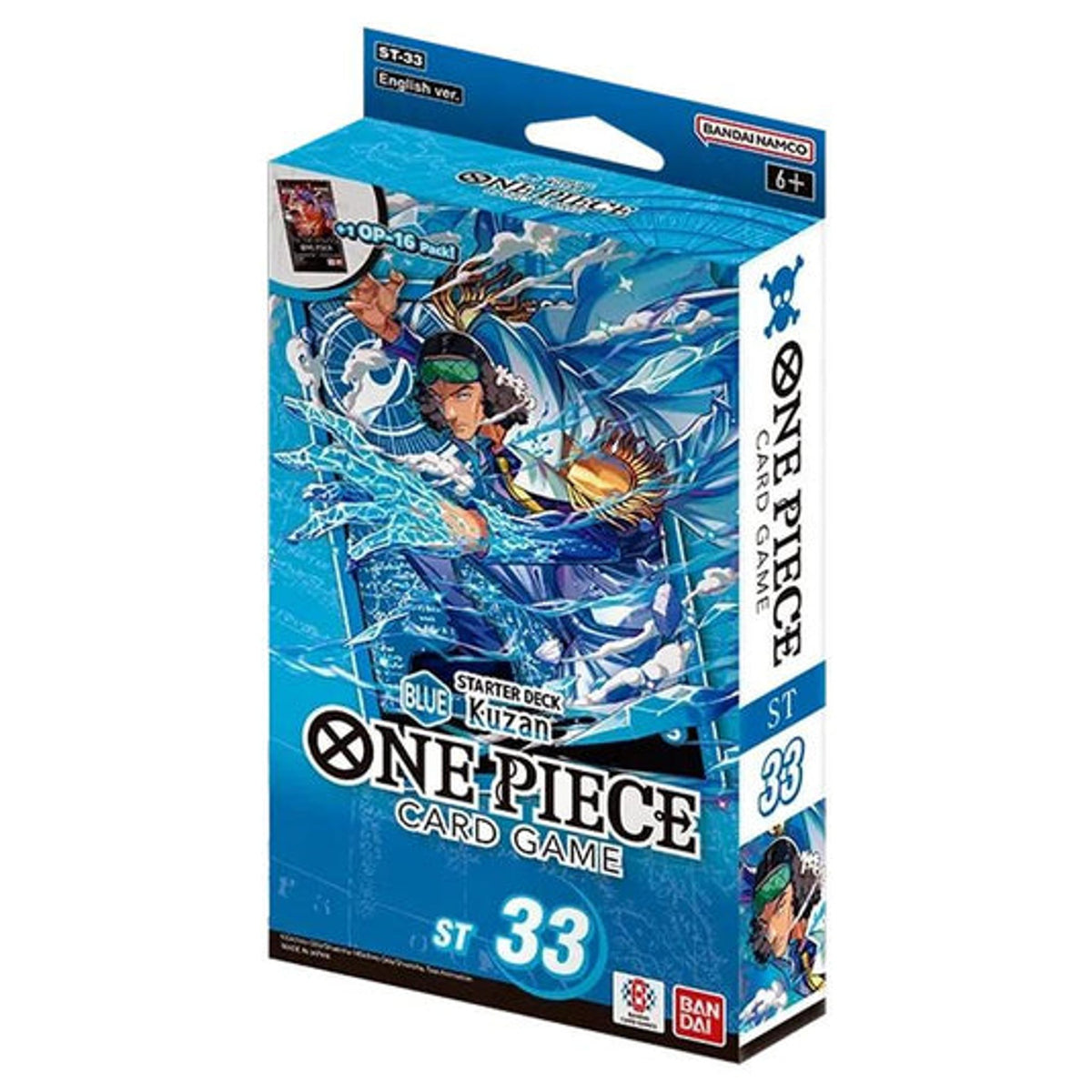 Bandai Namco One Piece Card Game Starter Deck ST-33 Mono-Blue Control Deck