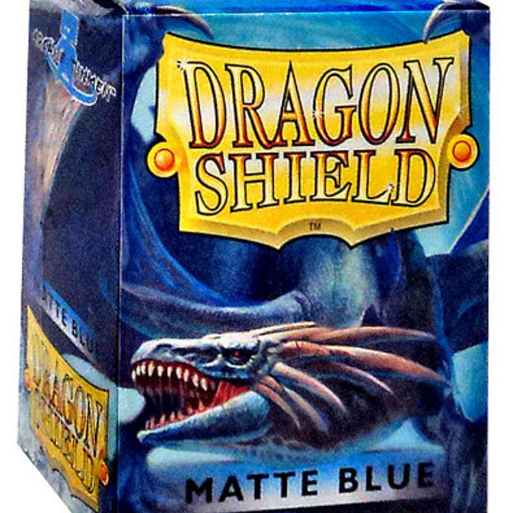 Arcane Tinmen Dragon Shield Matte Blue Sleeves 100 Ct