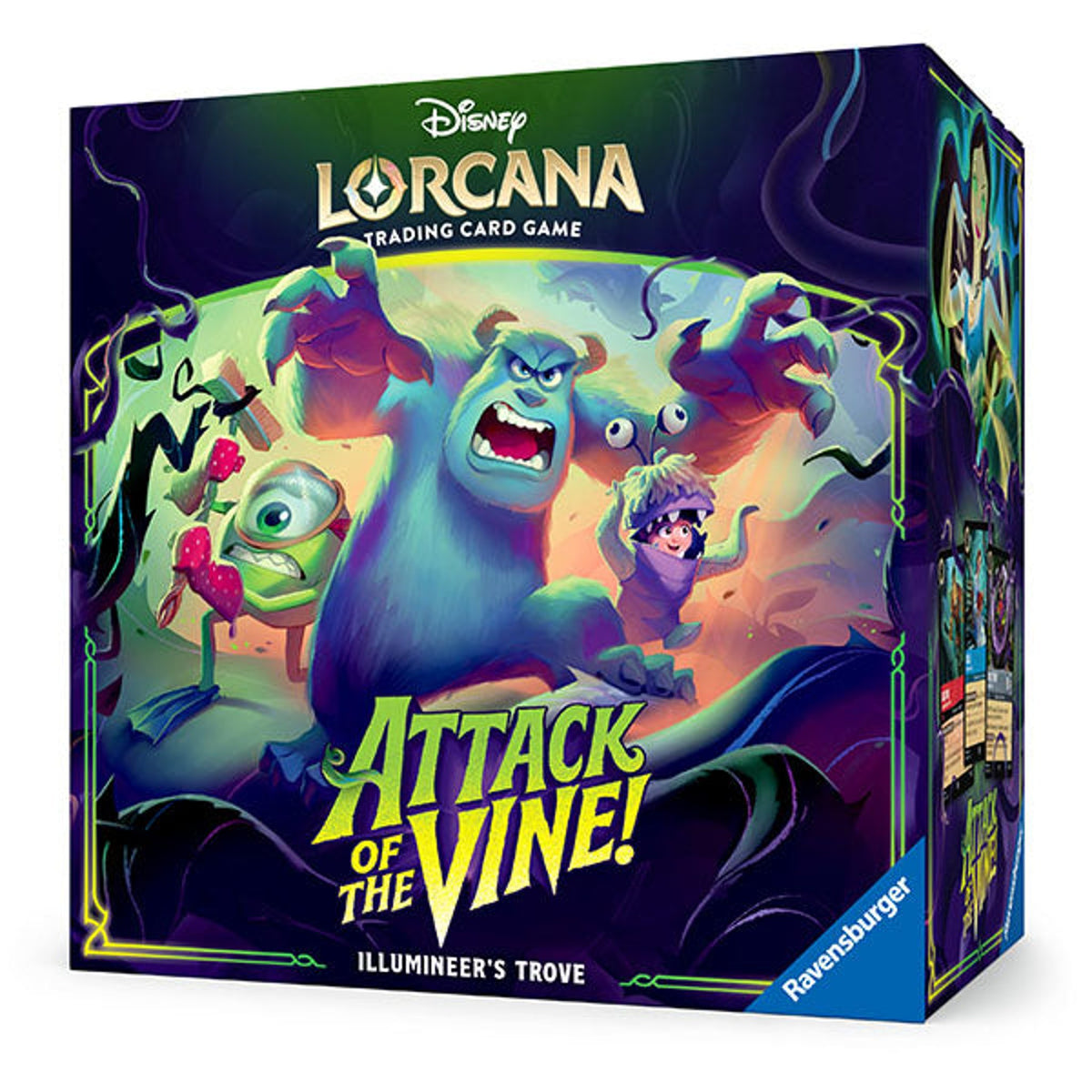 Ravensburger Disney Lorcana Tcg Attack of the Vine! Illumineer's Trove 8 Booster Packs