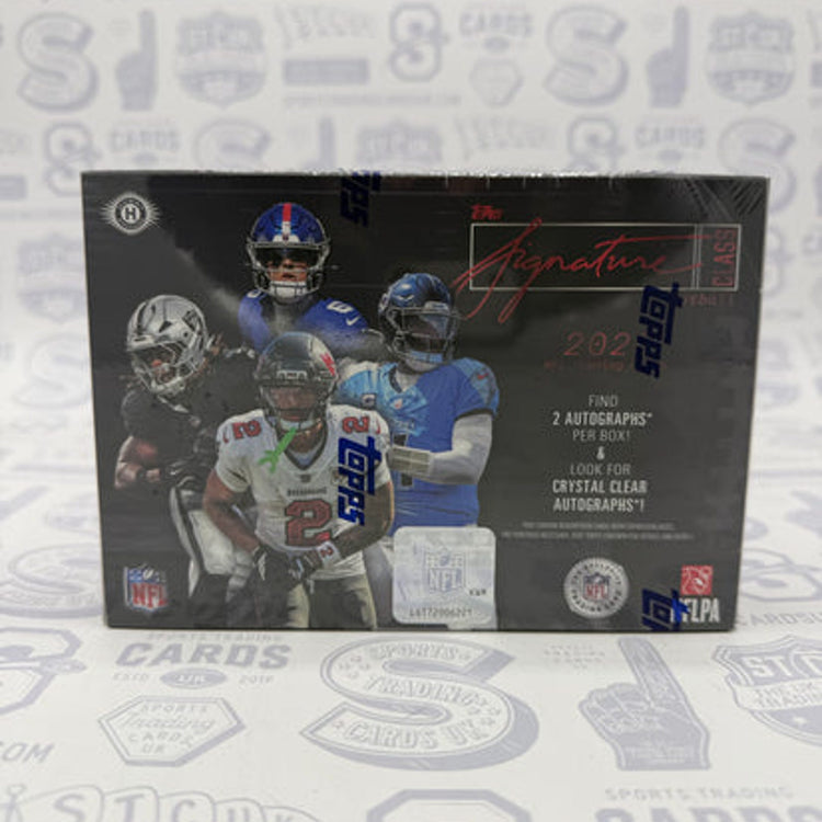Topps 2025 Signature Class Football Hobby Box 8 Packs