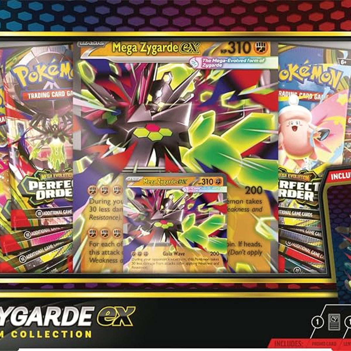 The Pokémon Company International Pokémon TCG Mega Zygarde ex Premium Collection 8 Boosters