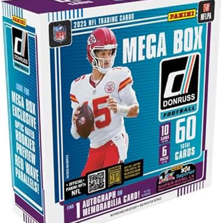 Panini 2025 Donruss Football Mega Box