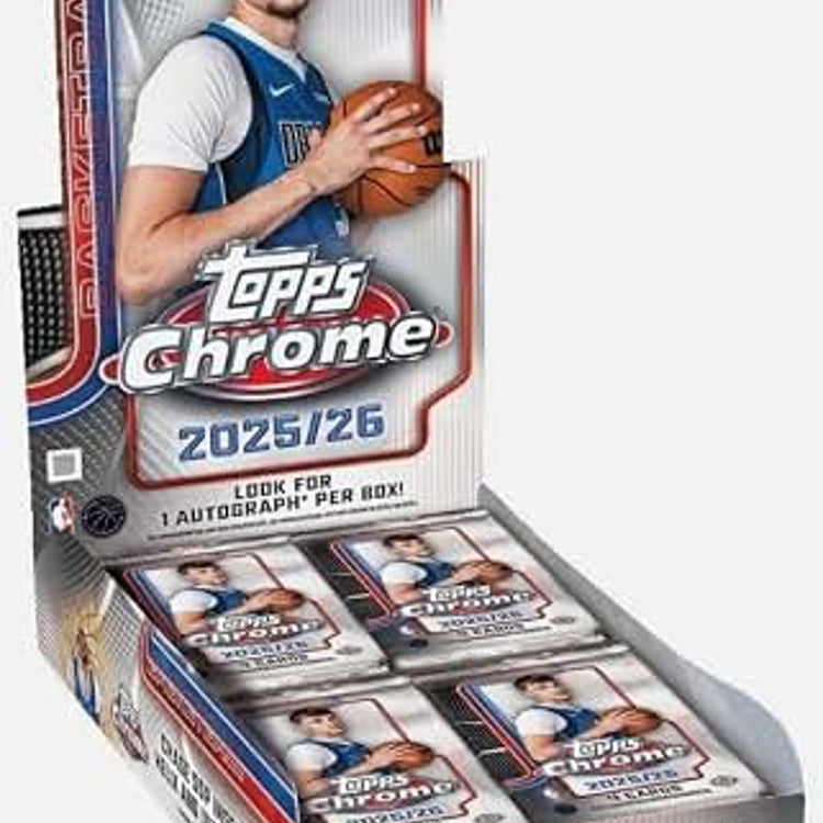 Topps 2025-26 Chrome Basketball Hobby Box