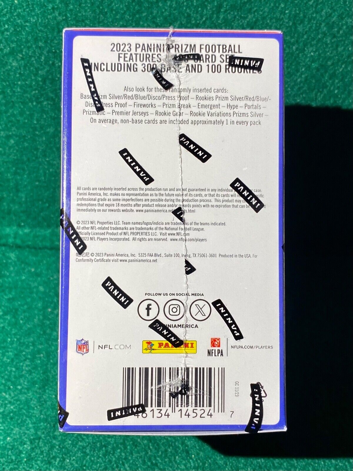 Panini 23 Prizm Football Value Box V2
