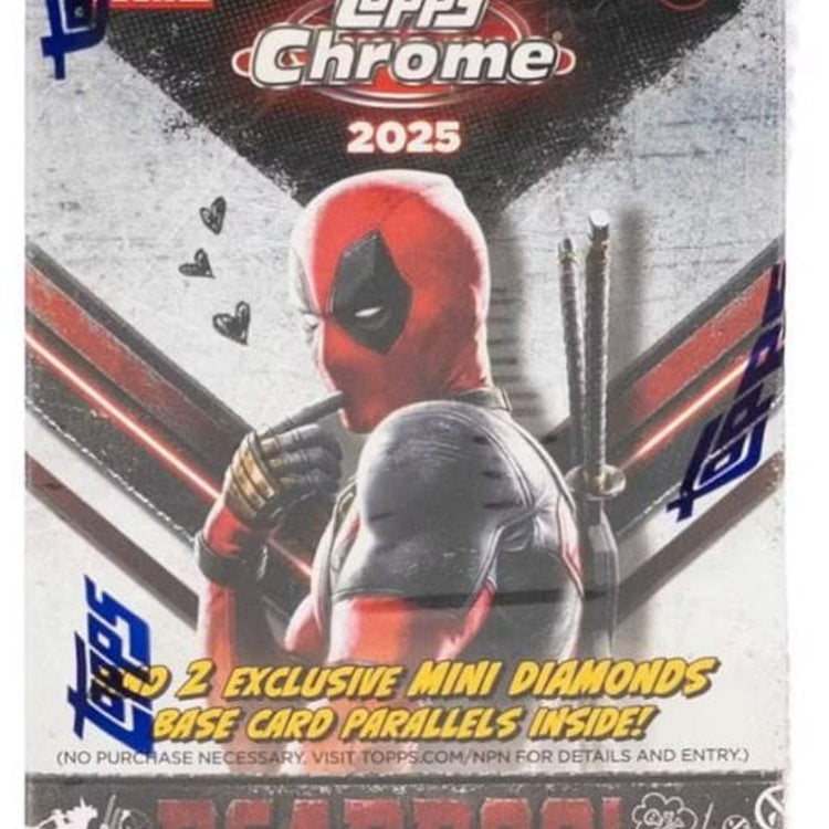 Topps 2025 Deadpool Chrome 7-Pack Blaster Box