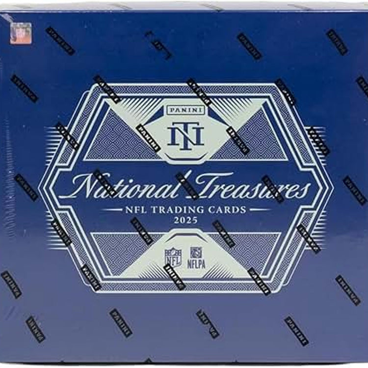 Panini 2025 National Treasures Football Hobby Box 8 Cards
