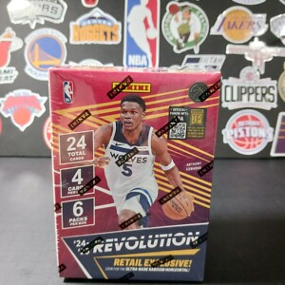 Panini 2023-24 Revolution NBA Trading Card Blaster Box Victor Wembanyama 6 Packs