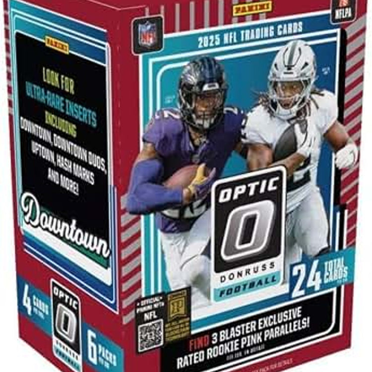 Panini 2025 Donruss Optic Football Blaster Box Pink Parallels