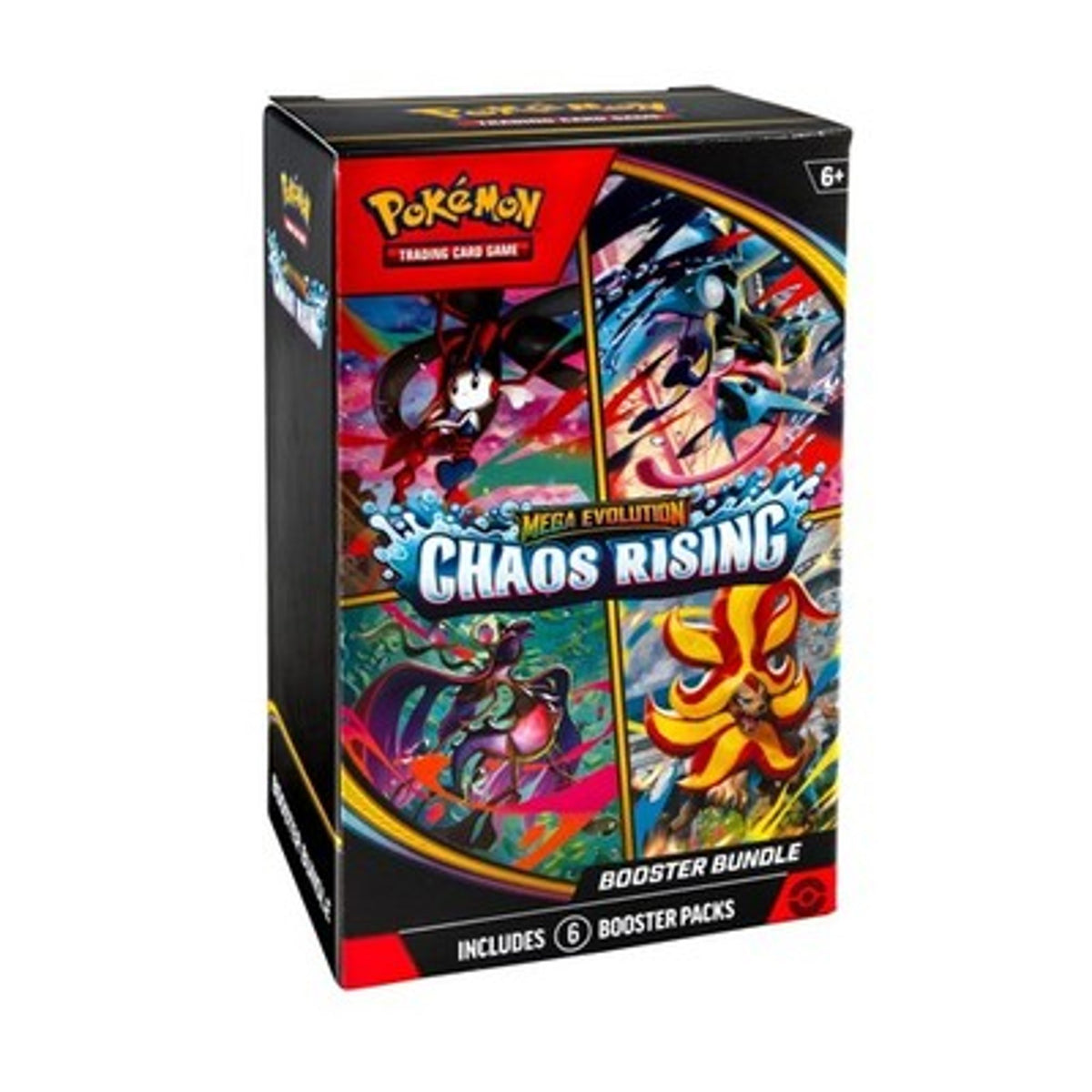 Pokémon Mega Evolution Chaos Rising Booster Bundle 6 Booster Packs
