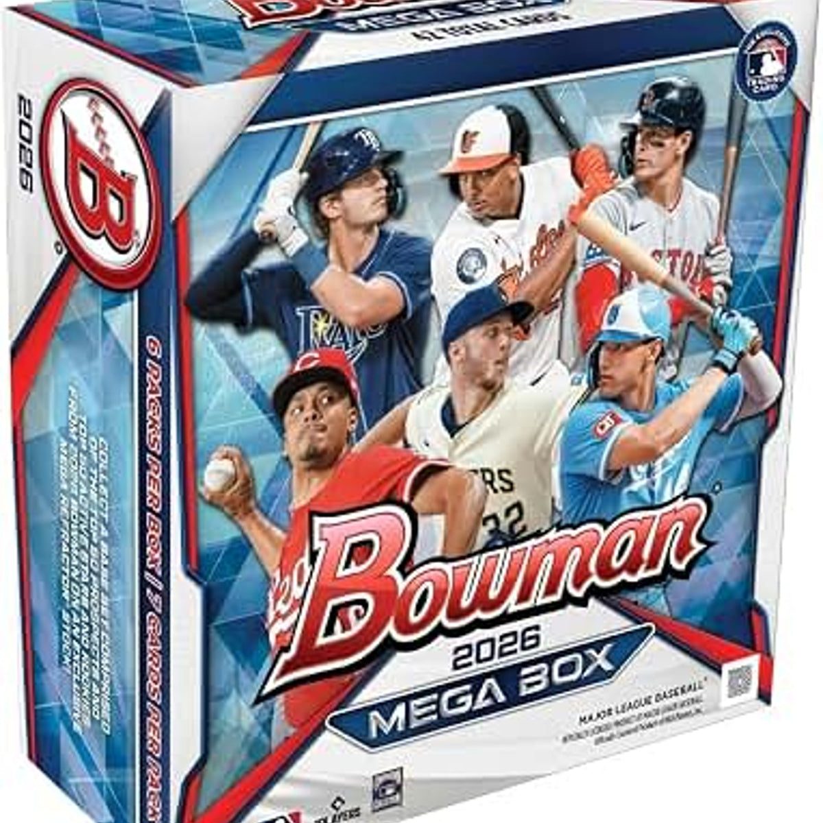 Topps 2026 Bowman Baseball Mega Box 6 Packs