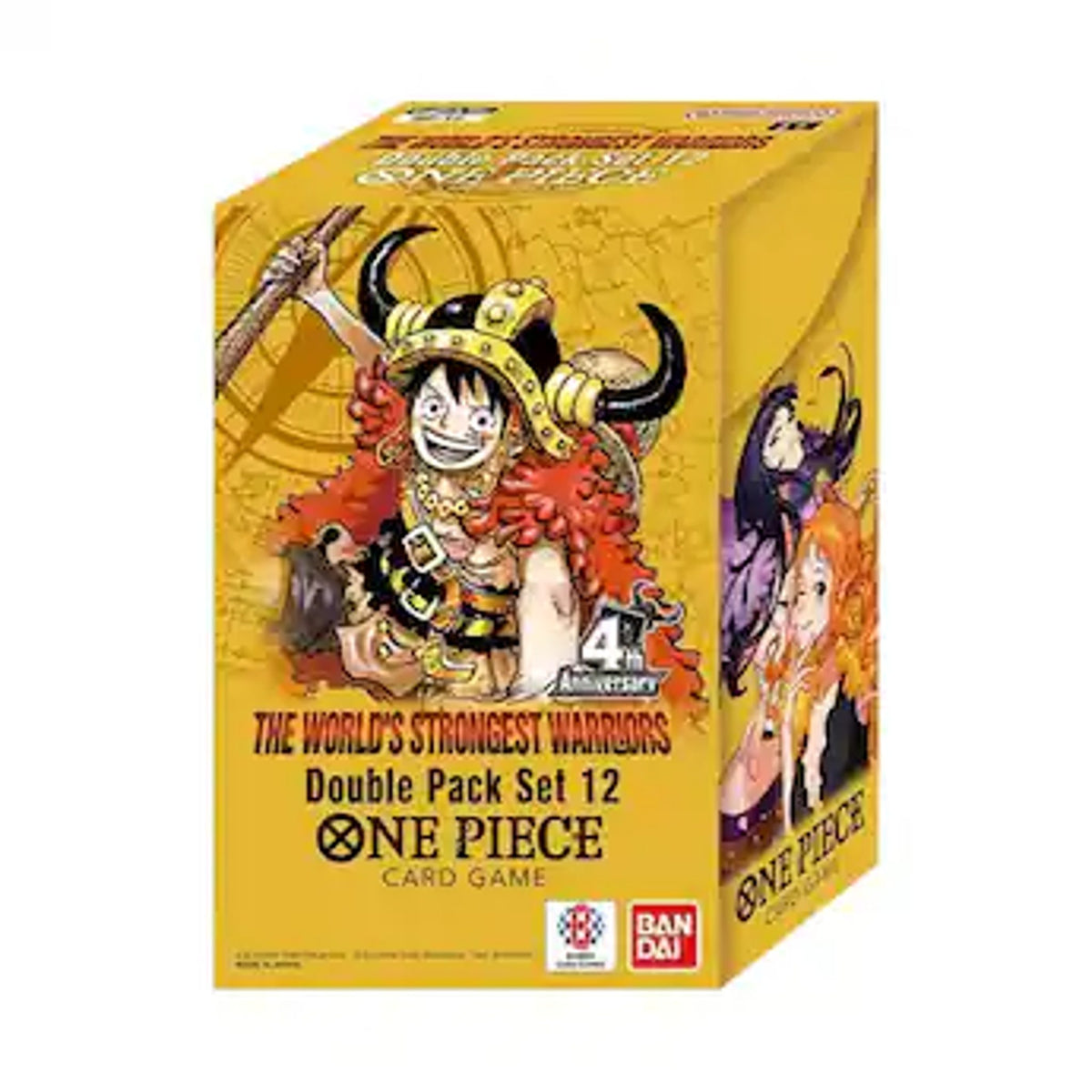 One Piece Card Game Double Pack Set DP-12 2 Booster Packs