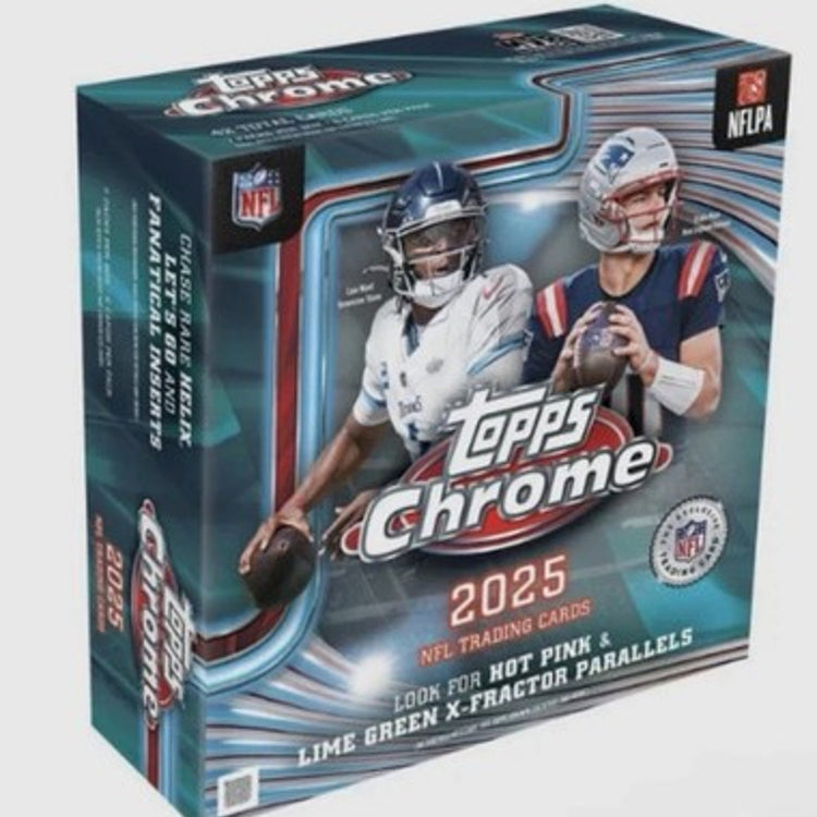 Topps 2025 Chrome NFL Football Mega Box