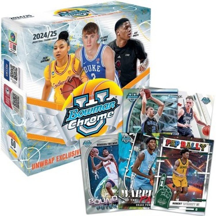 Topps 2024-25 Bowman University Chrome Basketball Mega Box