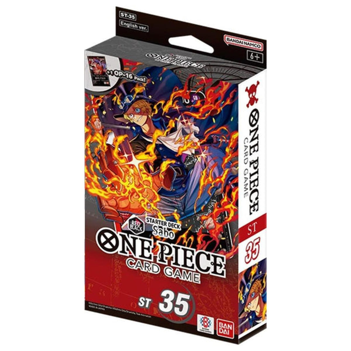 Bandai Namco One Piece Card Game Starter Deck ST-35 Red-Black Midrange Combat Deck