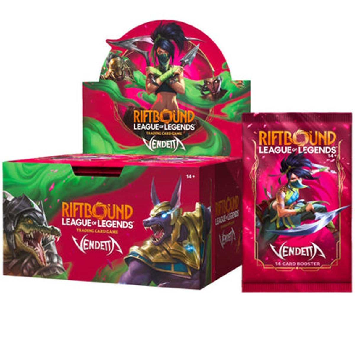 League Of Legends Riftbound Vendetta Booster Display 24 Count