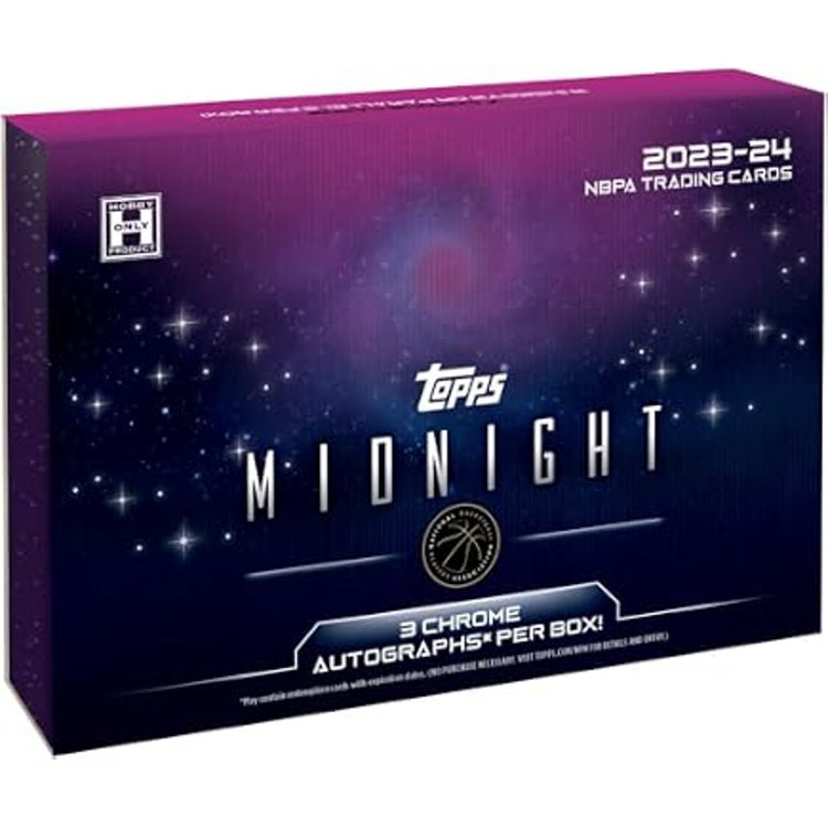 Topps 2023-24 Midnight Basketball Hobby Box Factory Sealed