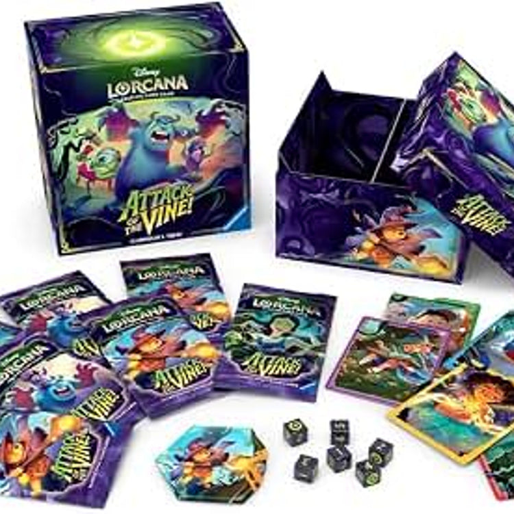 Ravensburger Disney Lorcana Tcg Attack of the Vine! Illumineer's Trove 8 Booster Packs