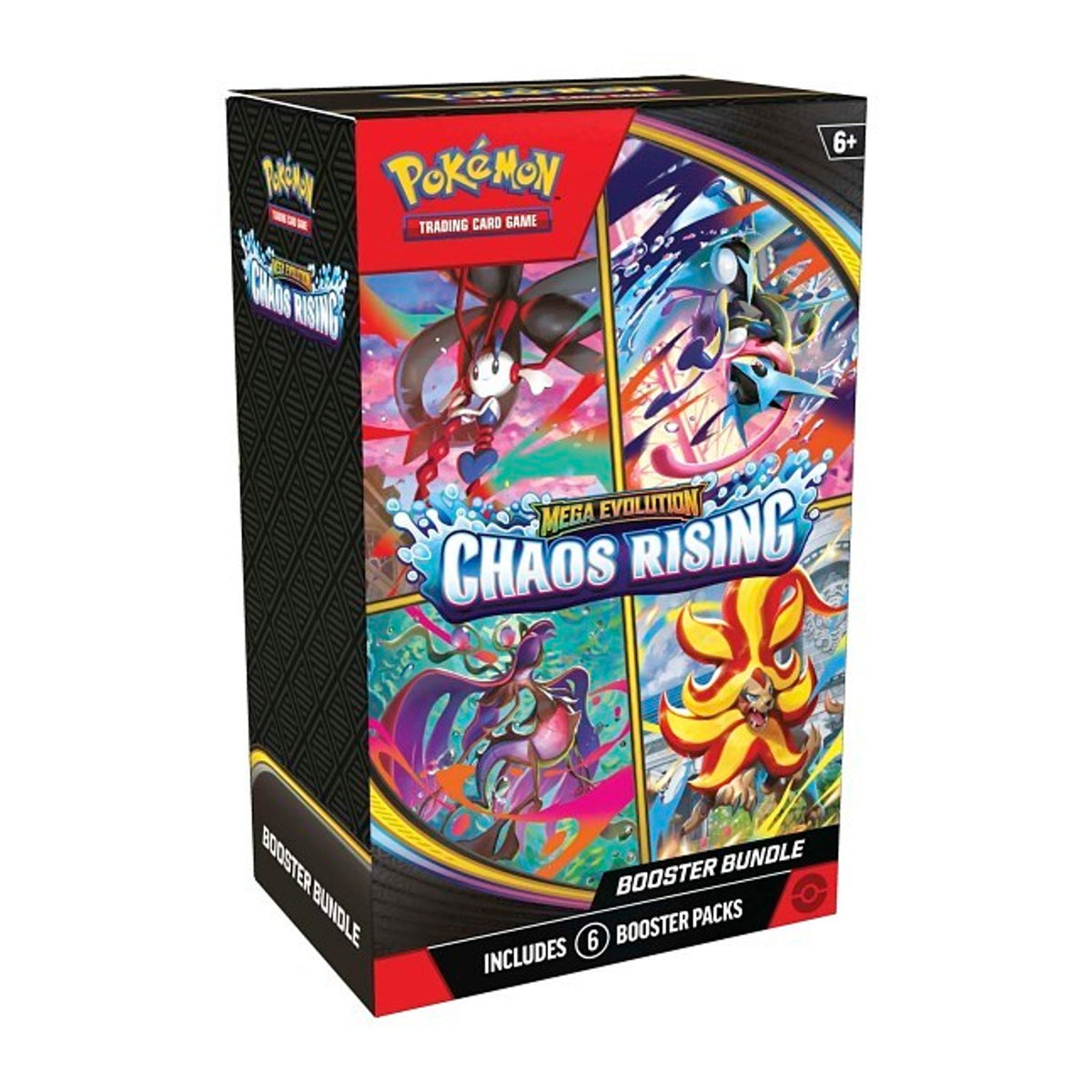 Pokémon Mega Evolution Chaos Rising Booster Bundle 6 Booster Packs