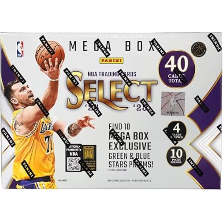 Panini Select Basketball Hobby Mega Trading Card Box Green Blue Stars Prizm