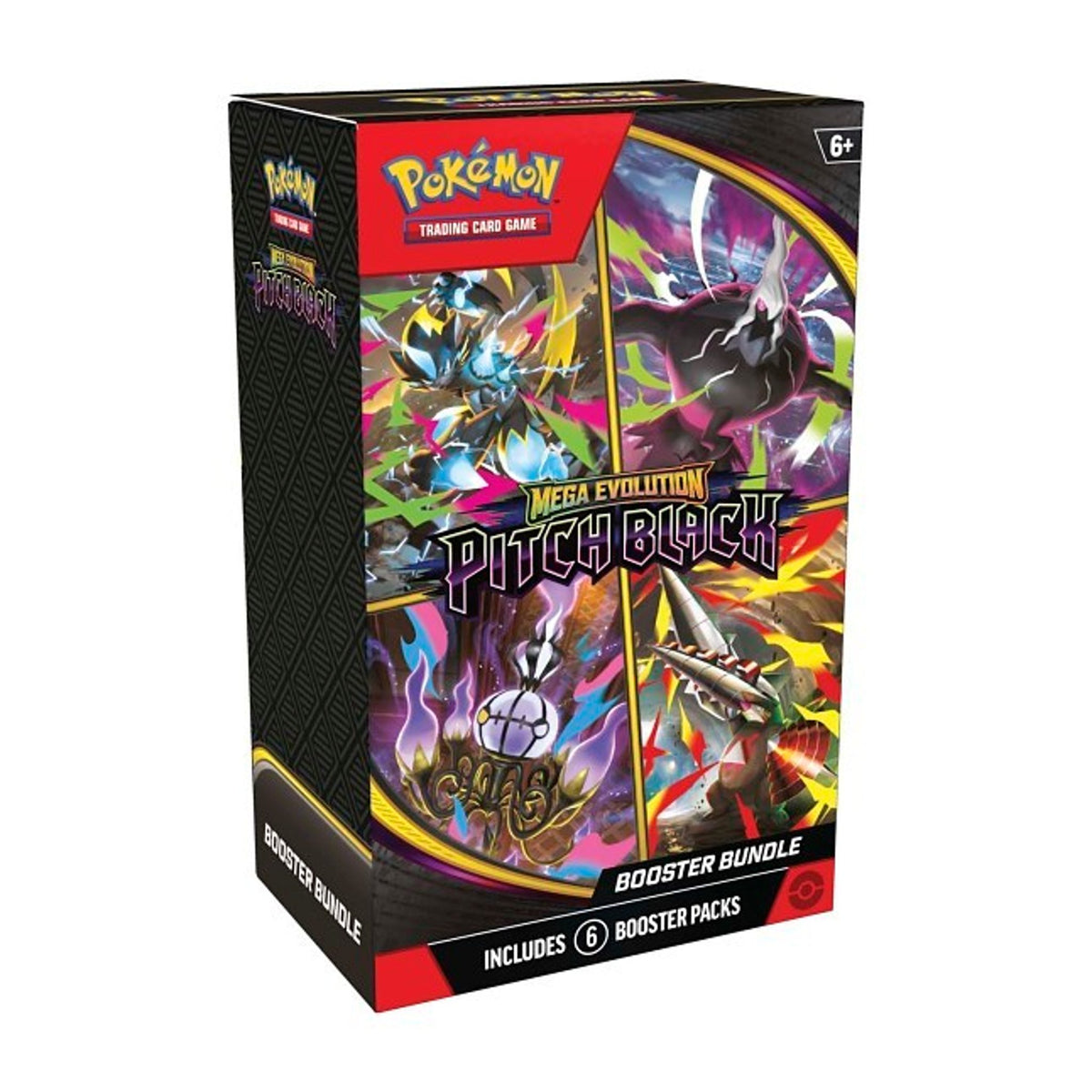 The Pokémon Company International Pokémon TCG Mega Evolution Pitch Black Booster Bundle 6-Pack