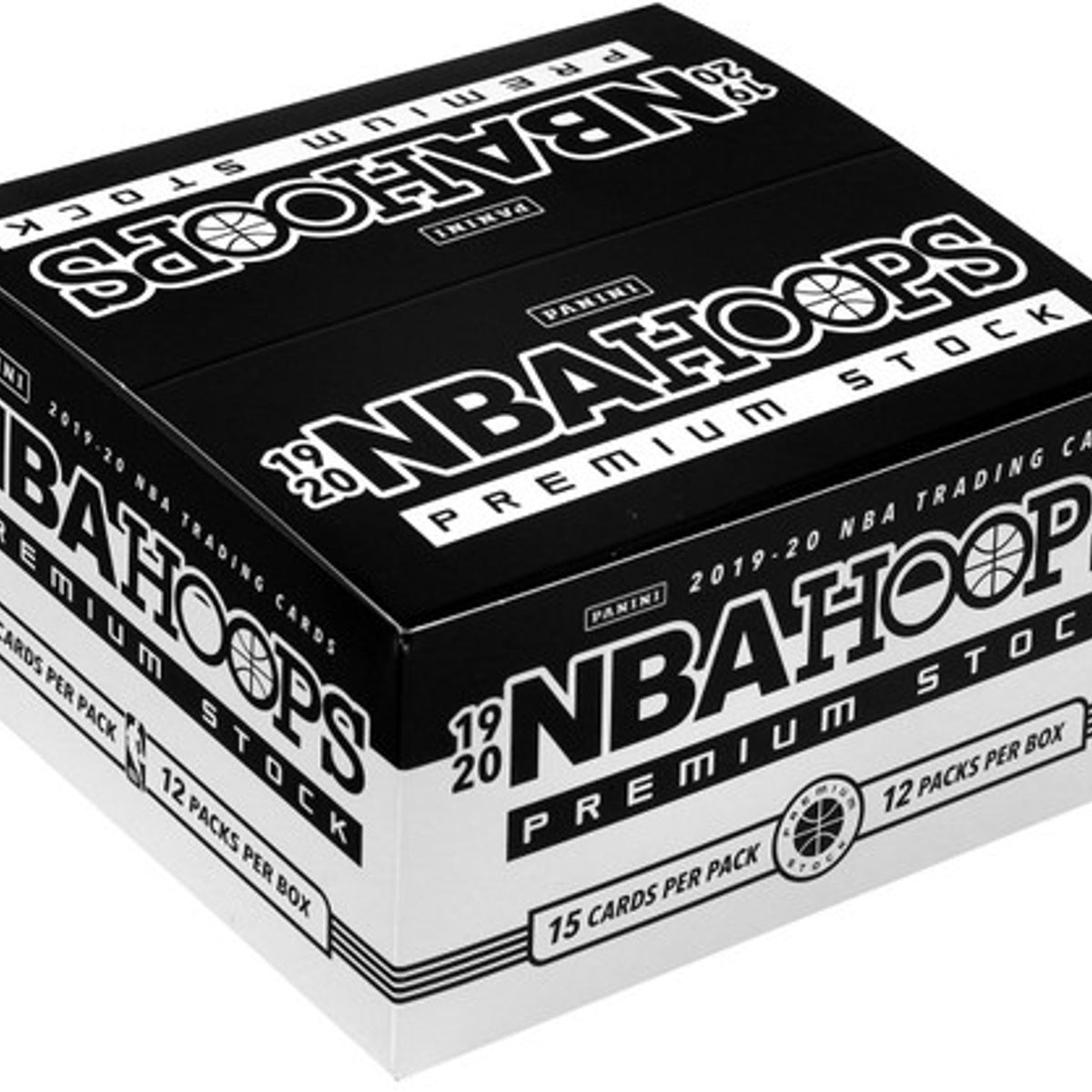 Panini 2019-20 Hoops Premium Basketball Trading Card Value Box 12 Packs