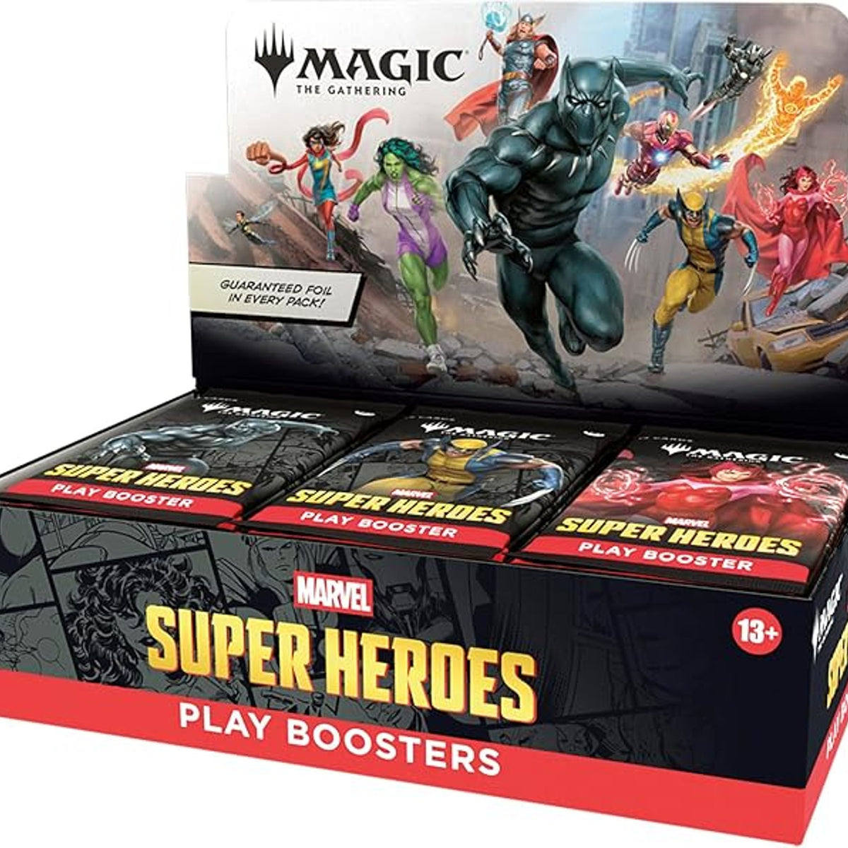 Magic: The Gathering Marvel Super Heroes Play Booster Box Display Box 30 Packs