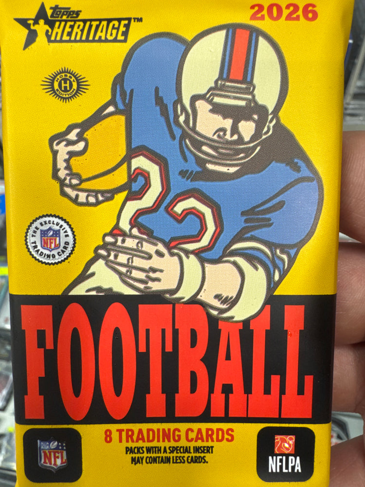2026 Topps Heritage Football Pack