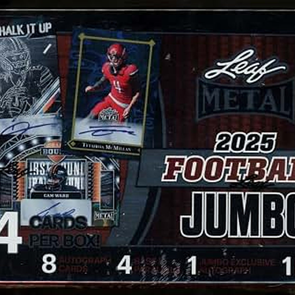 Leaf 2025 Football Nation Hobby Jumbo Box
