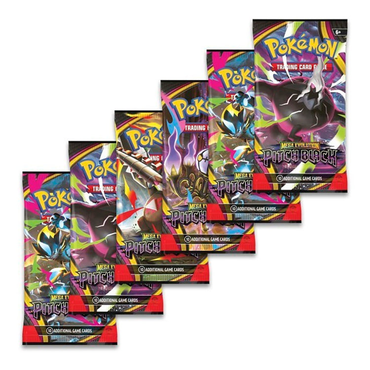 The Pokémon Company International Pokémon TCG Mega Evolution Pitch Black Booster Bundle 6-Pack
