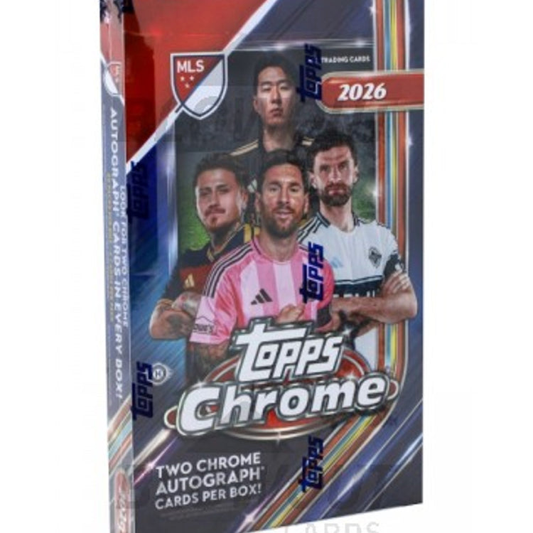 Topps 2026 Chrome Major League Soccer MLS Hobby Box