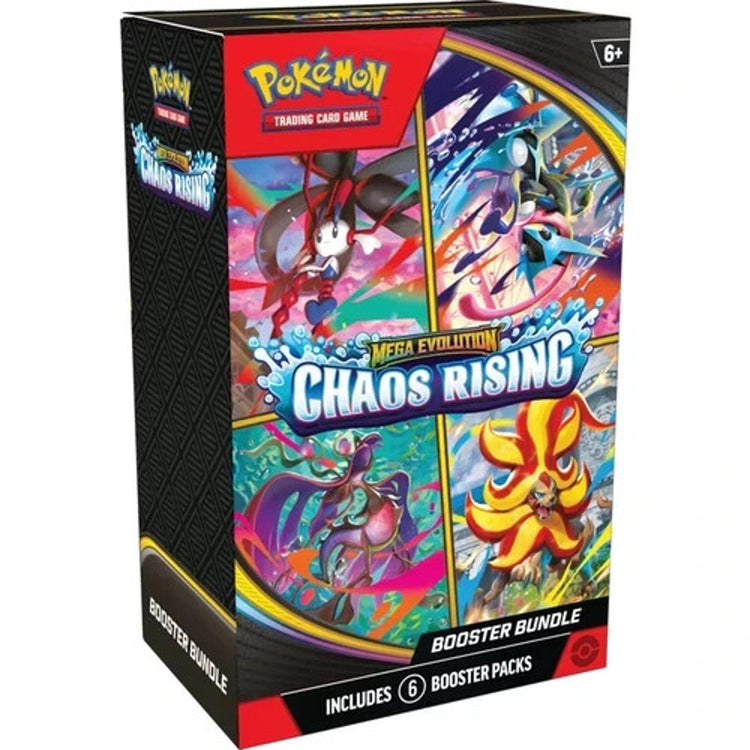 Pokémon Mega Evolution Chaos Rising Booster Bundle 6 Booster Packs