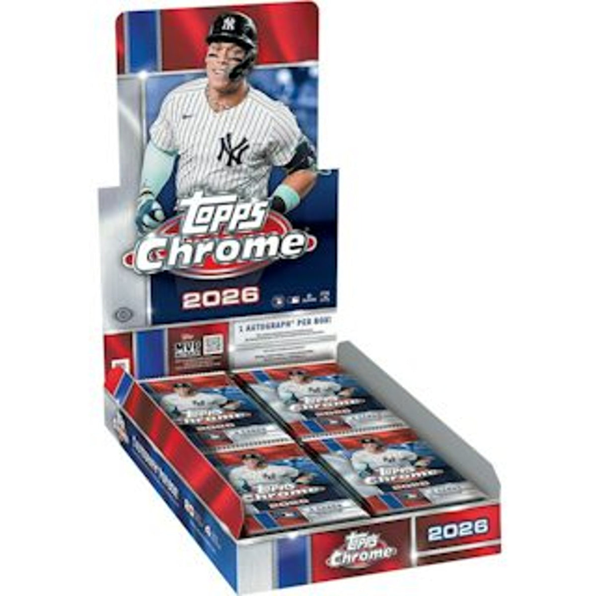 Topps Chrome Baseball Hobby Box Factory Sealed 2026