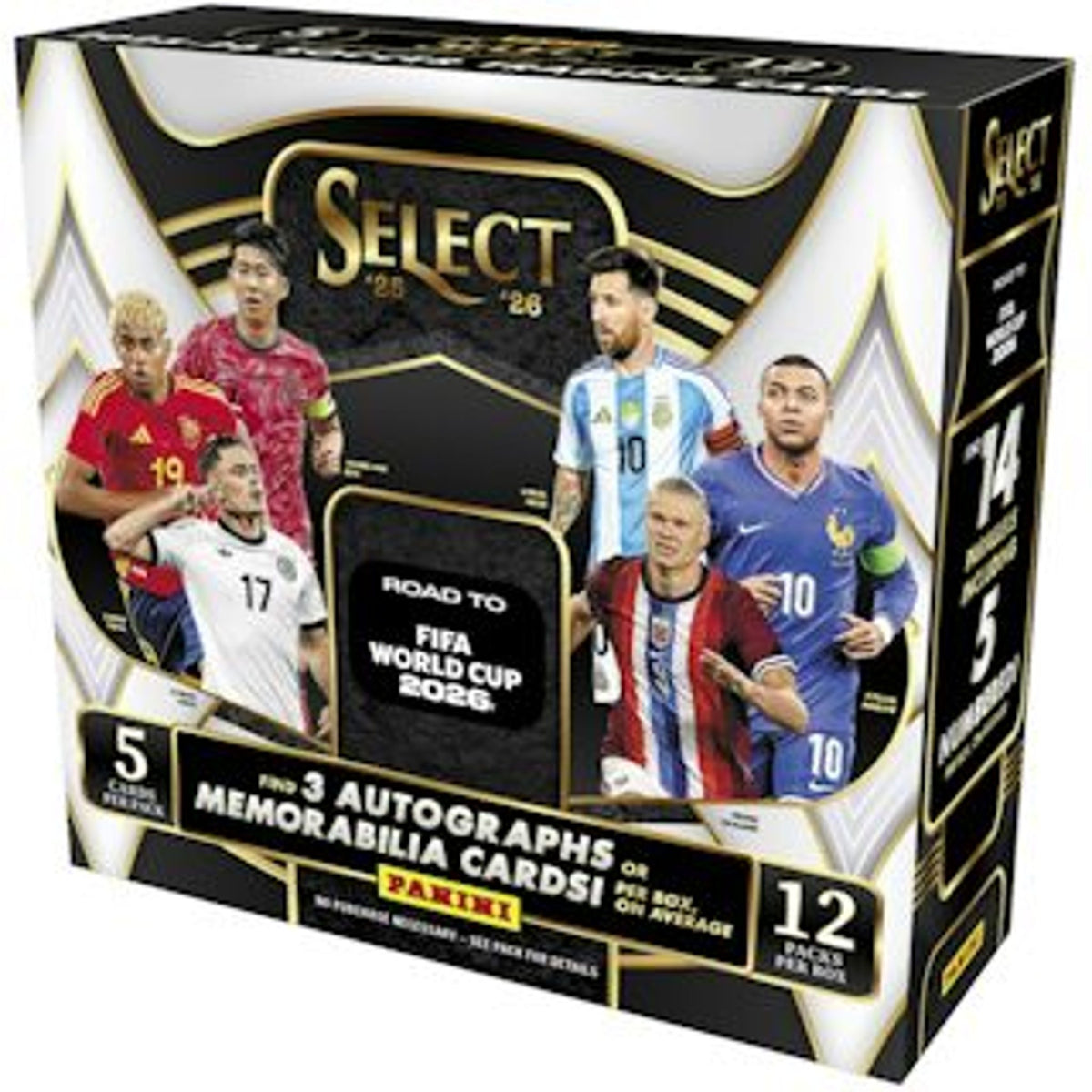 2025/26 Panini Select Road to FIFA World Cup Hobby Box