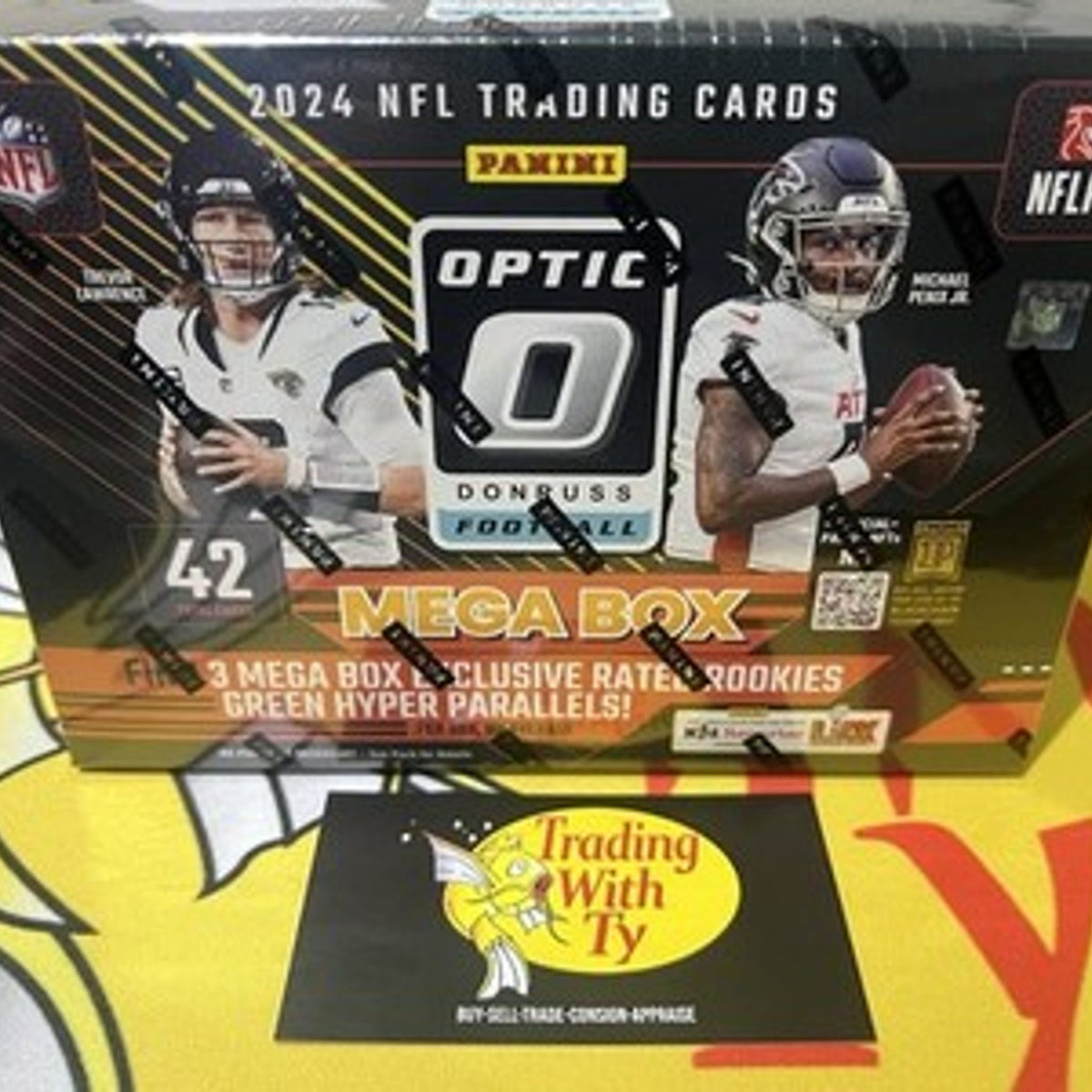 Panini 2024 Donruss Optic Football Trading Cards Mega Box