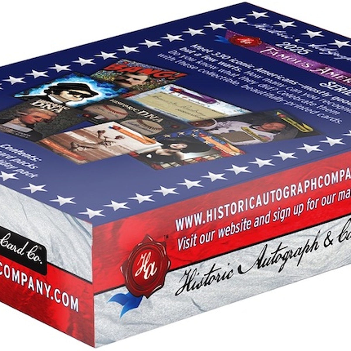 2025 Historic Autographs Famous Americans Series 2 Hobby Box