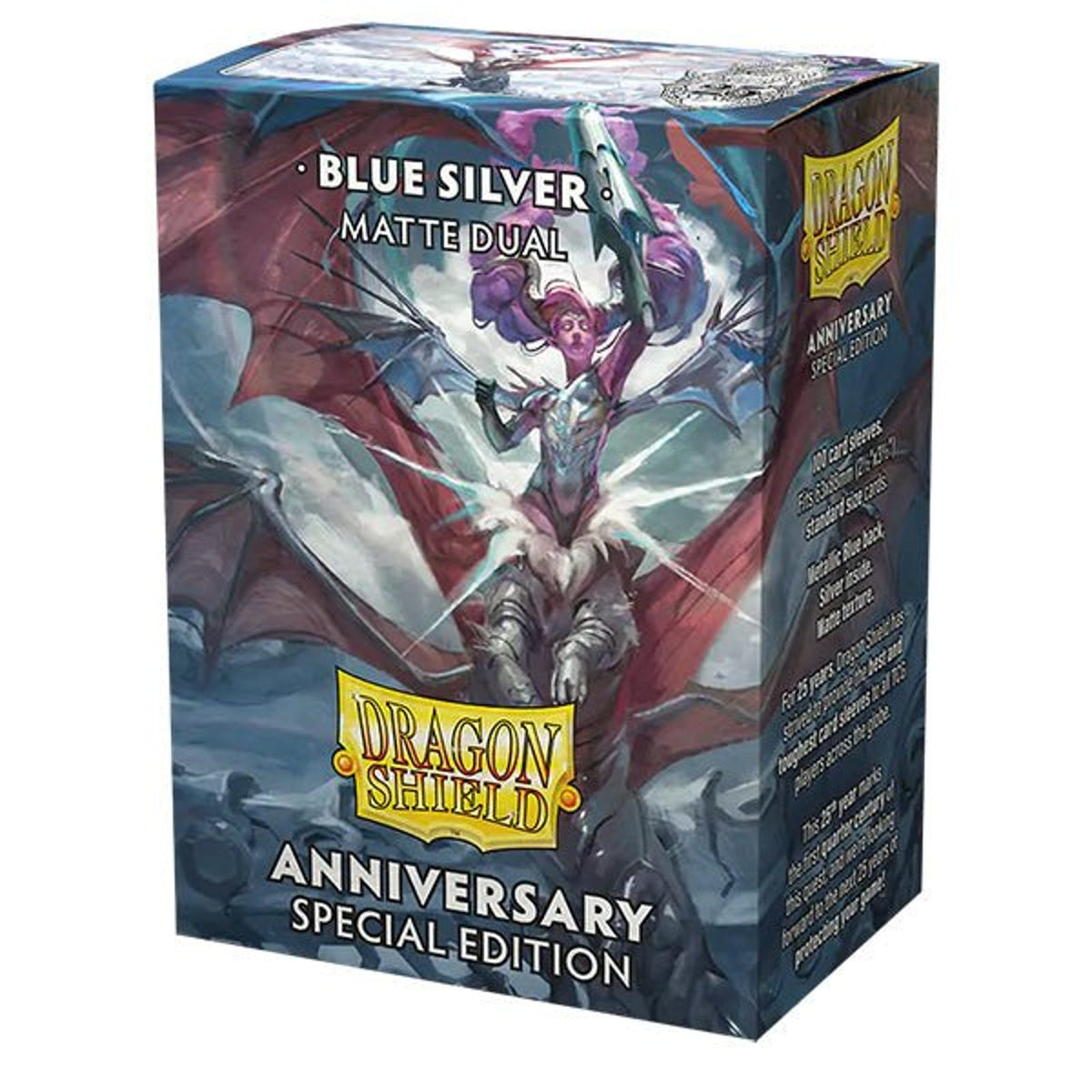 Arcane Tinmen Dragon Shield Matte Blue/Silver Special Edition Card Sleeves